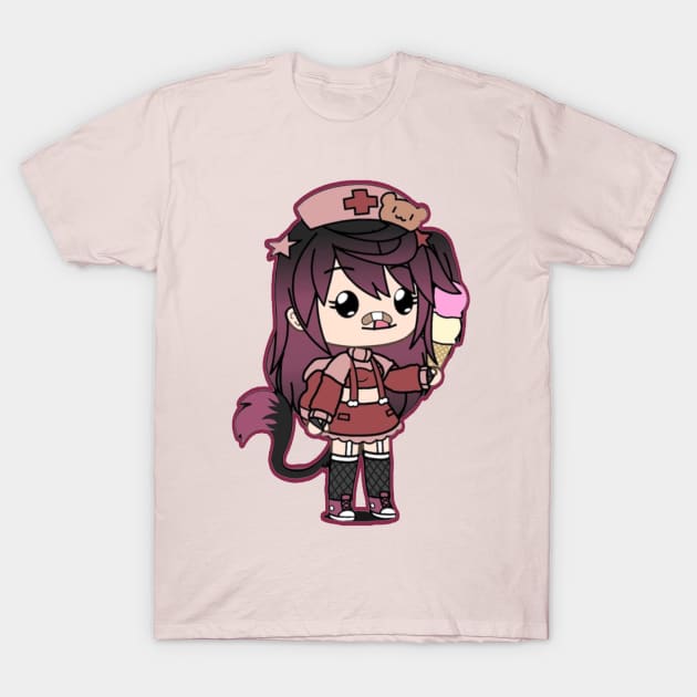 gacha life Ice Cream T-Shirt by Itz toca froggy